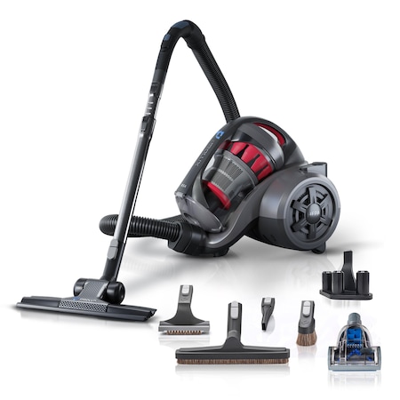 Prolux RS4 Lightweight Bagless Canister Vacuum, HEPA Filtration Premium Button Lock Tools rs41